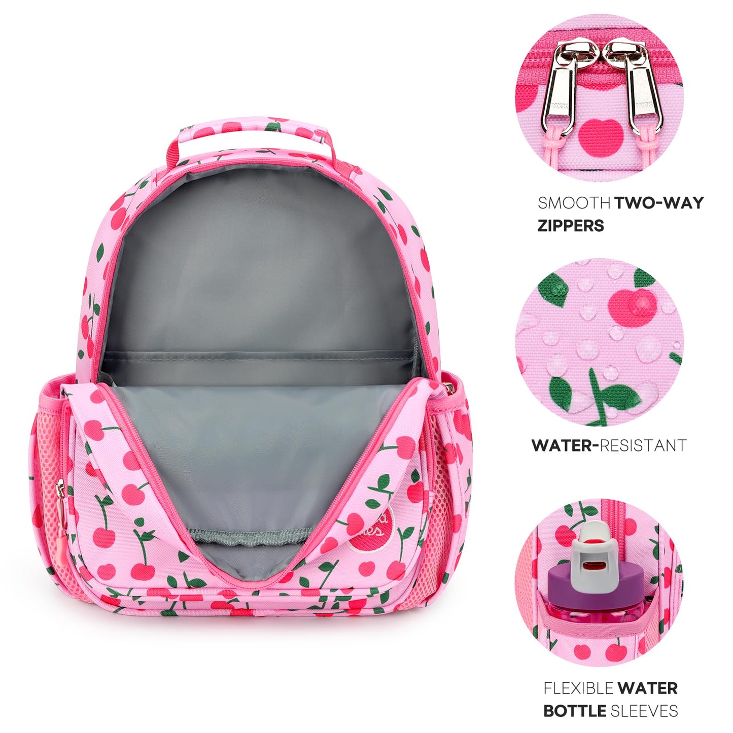 mibasies Girls Backpack 5-8: Lightweight Kids