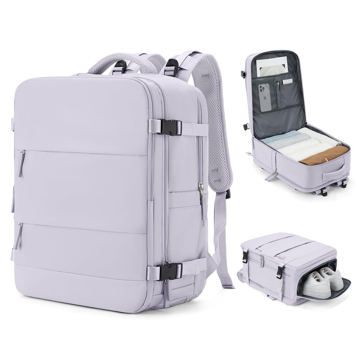 Coowoz Waterproof Travel Backpack, Peacock Blue