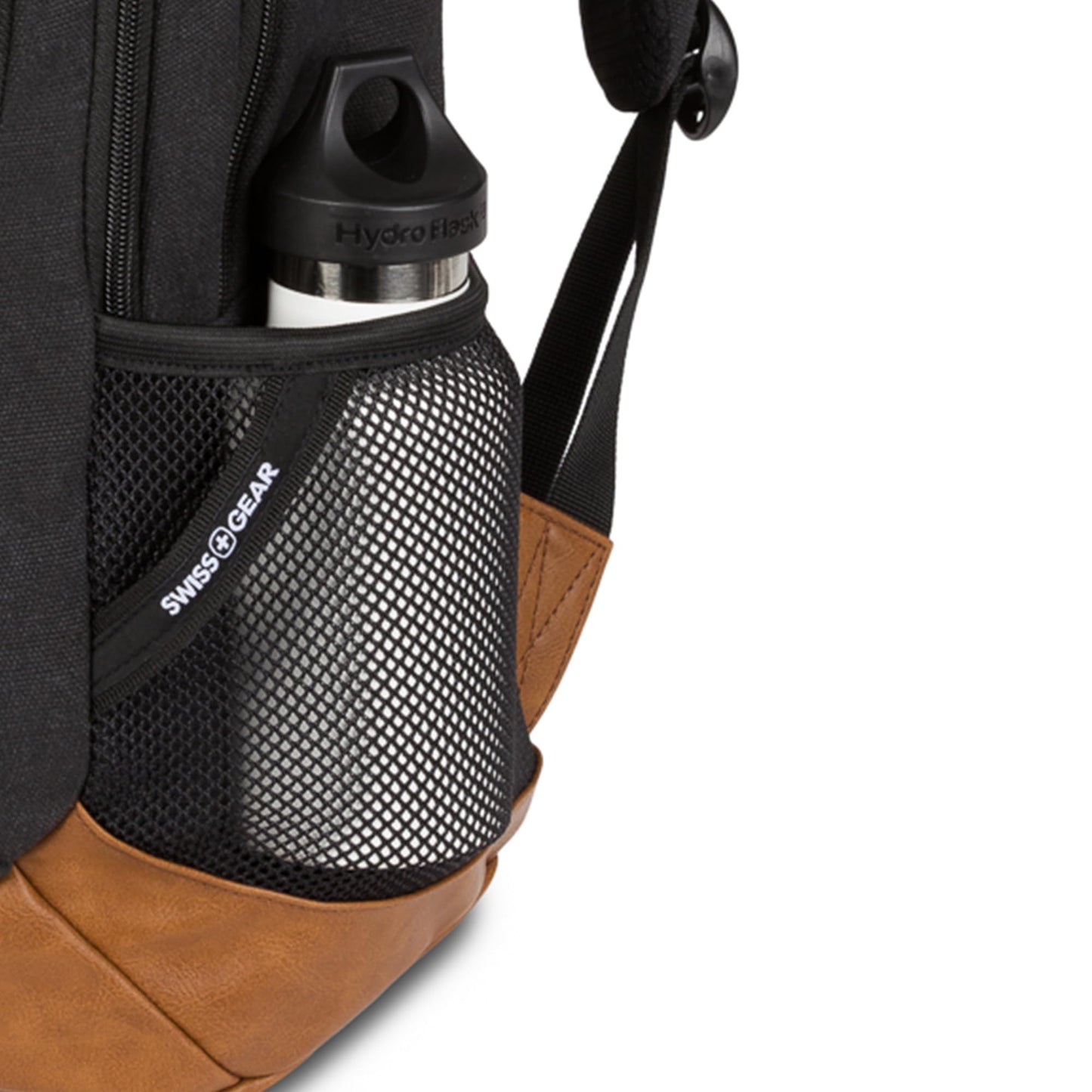 SwissGear Cecil 5505 Laptop Backpack, Pastel Brown/Black, 18-Inch