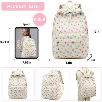 School Backpack for Teen Girls & Women, Corduroy