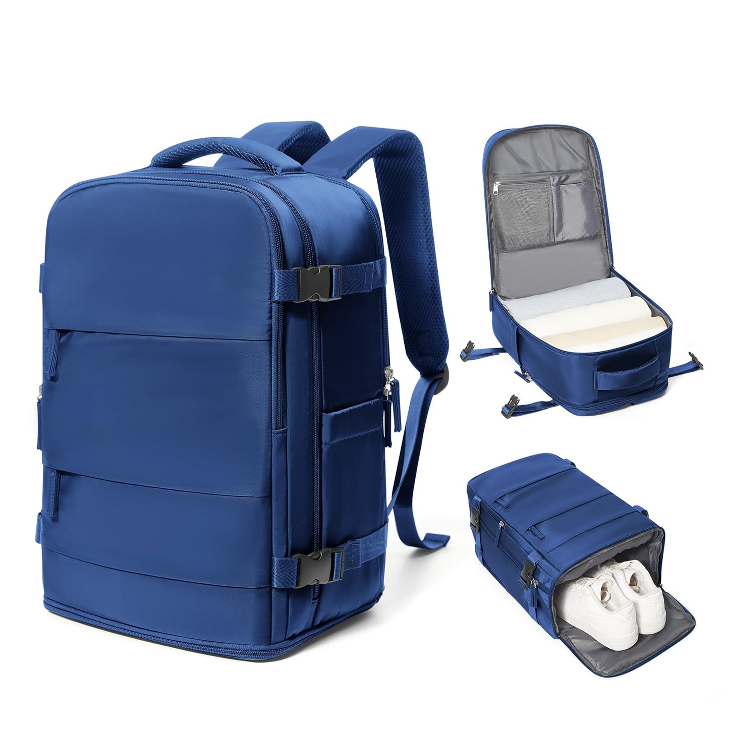 Coowoz Waterproof Travel Backpack, Peacock Blue