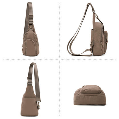 ODODOS Daily Sling Crossbody Bag, Lightweight