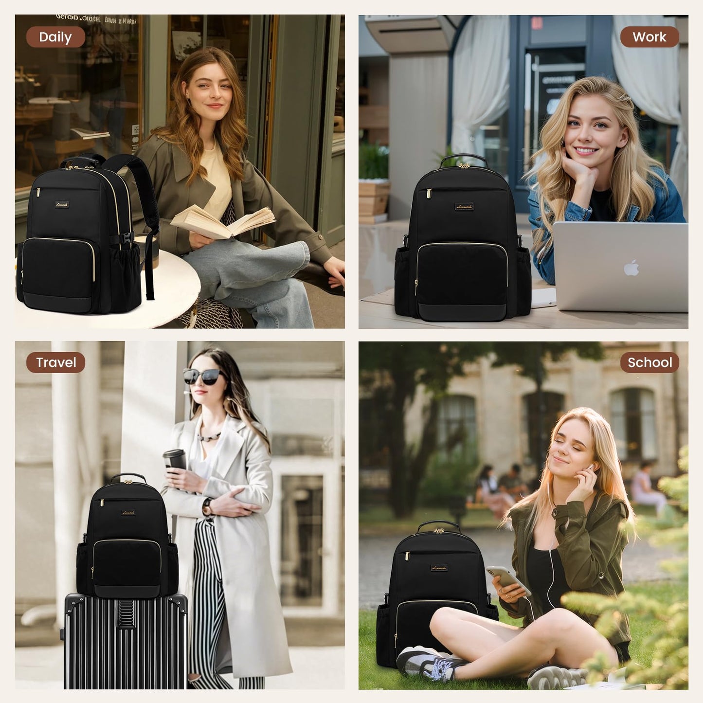 LOVEVOOK Laptop Backpack for Women