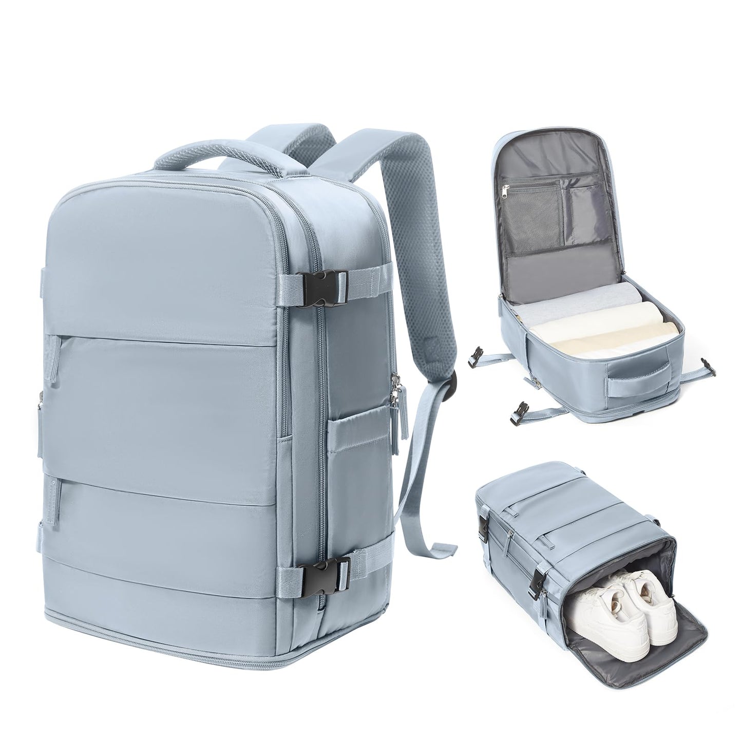 Coowoz Waterproof Travel Backpack, Peacock Blue