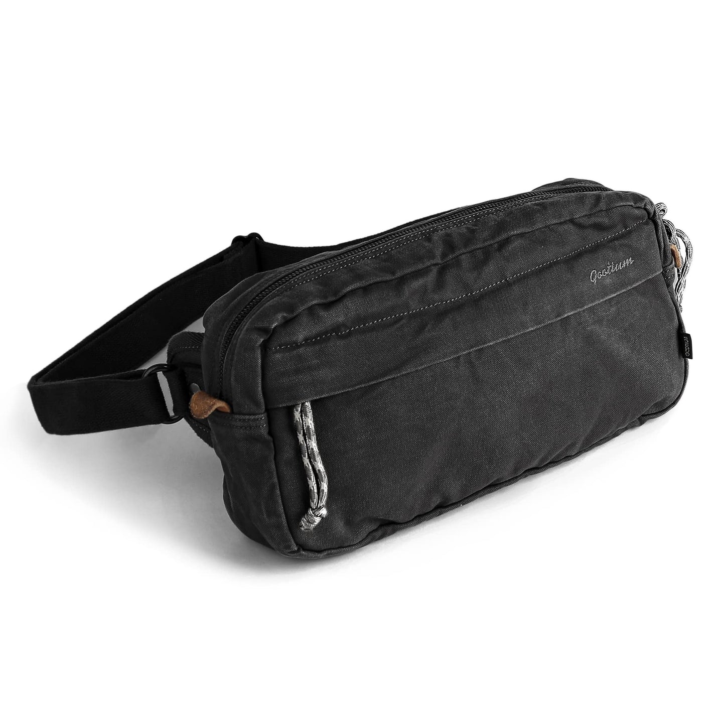 GOOTIUM Men’s Canvas Crossbody Sling Bag, Khaki