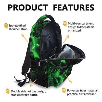 17" Kids Gamer Backpack – Green