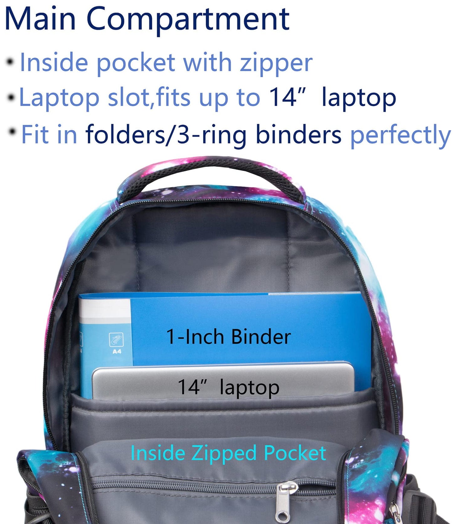 BLUEFAIRY 17" Kids Backpack for Boys