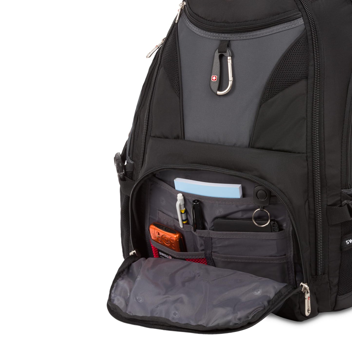 SwissGear 1900 ScanSmart TSA Laptop Backpack, 17" Black