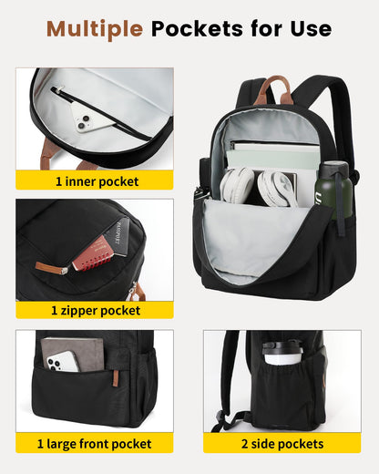 Vorspack Lightweight Backpack, Black