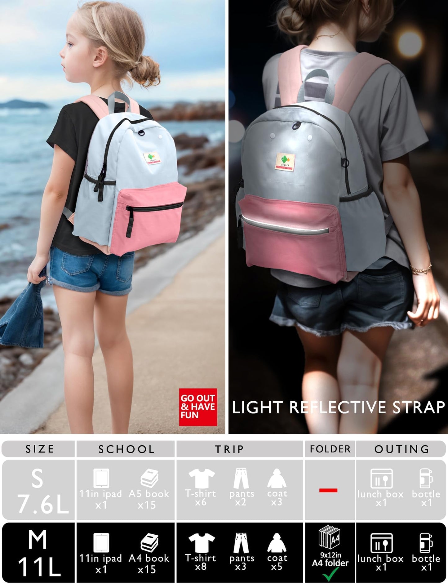 Kids' Toddler Backpack for School, Ages 3-5