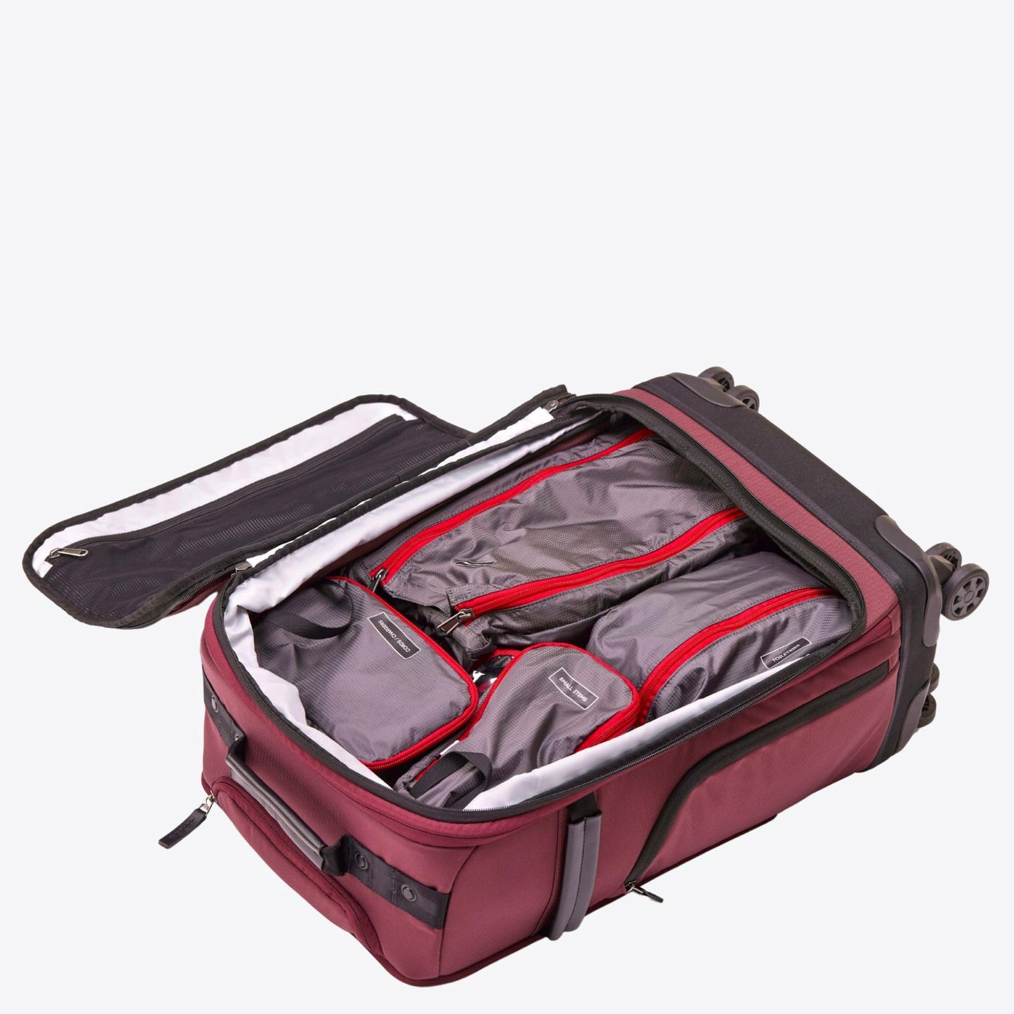 Trilogy 3-in-1 Rolling Pack Bundle, Zinfandel