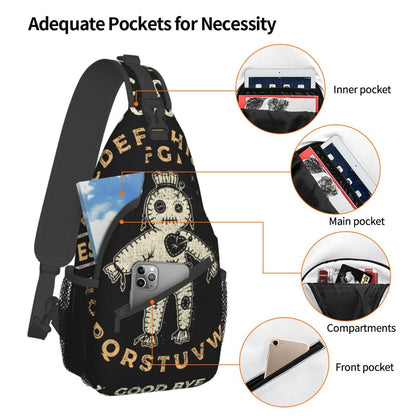 Camo Forest Hunting Sling Backpack, Unisex