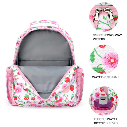 mibasies Girls Backpack 5-8: Lightweight Kids