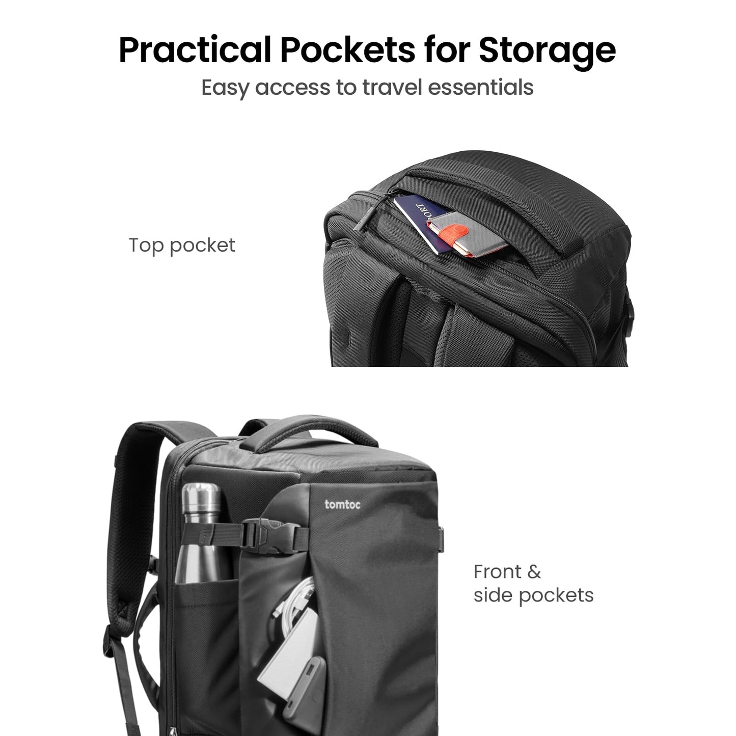 tomtoc 40L Laptop Backpack