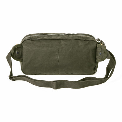 GOOTIUM Men’s Canvas Crossbody Sling Bag, Khaki