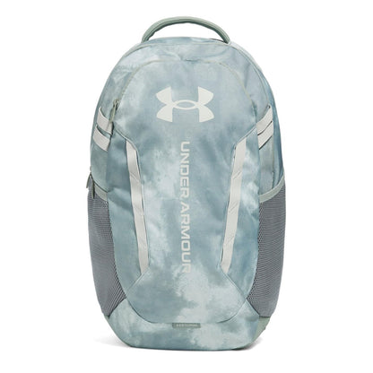 Under Armour Hustle 6.0 Backpack, Black/White