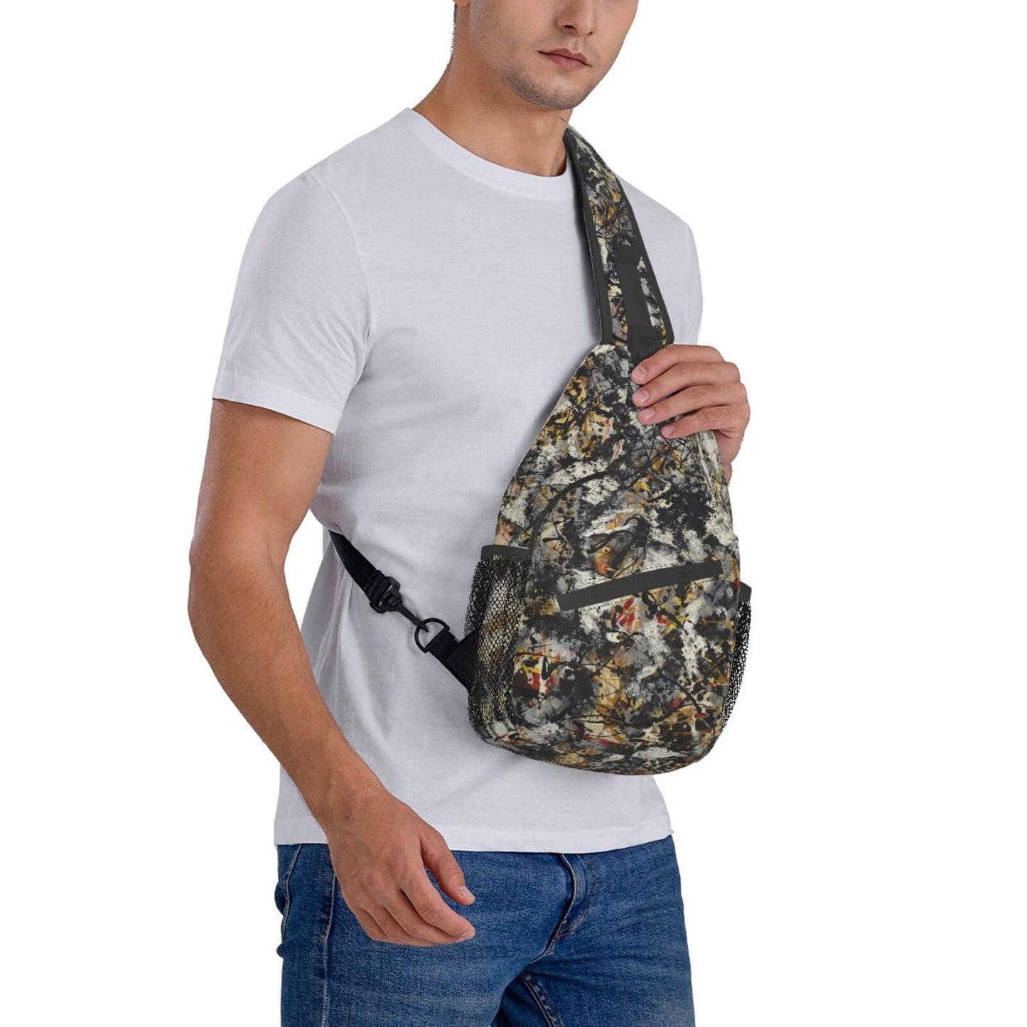 Camo Forest Hunting Sling Backpack, Unisex