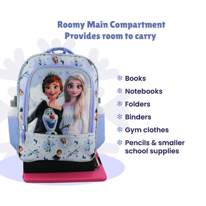Disney Frozen 'On the Journey' 16 inch Backpack (Purple, One Size)