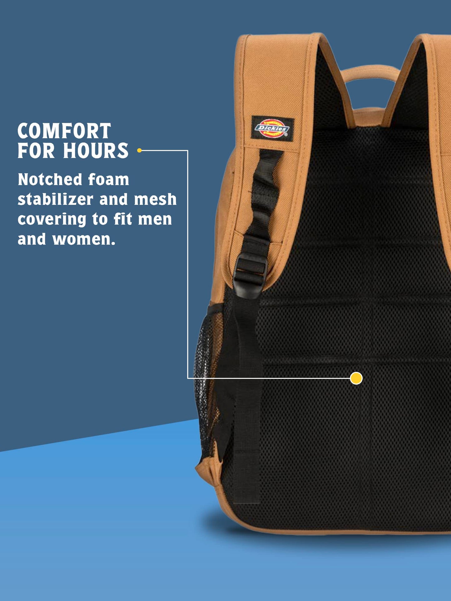 Dickies Tradesman Large Backpack, Brown Duck