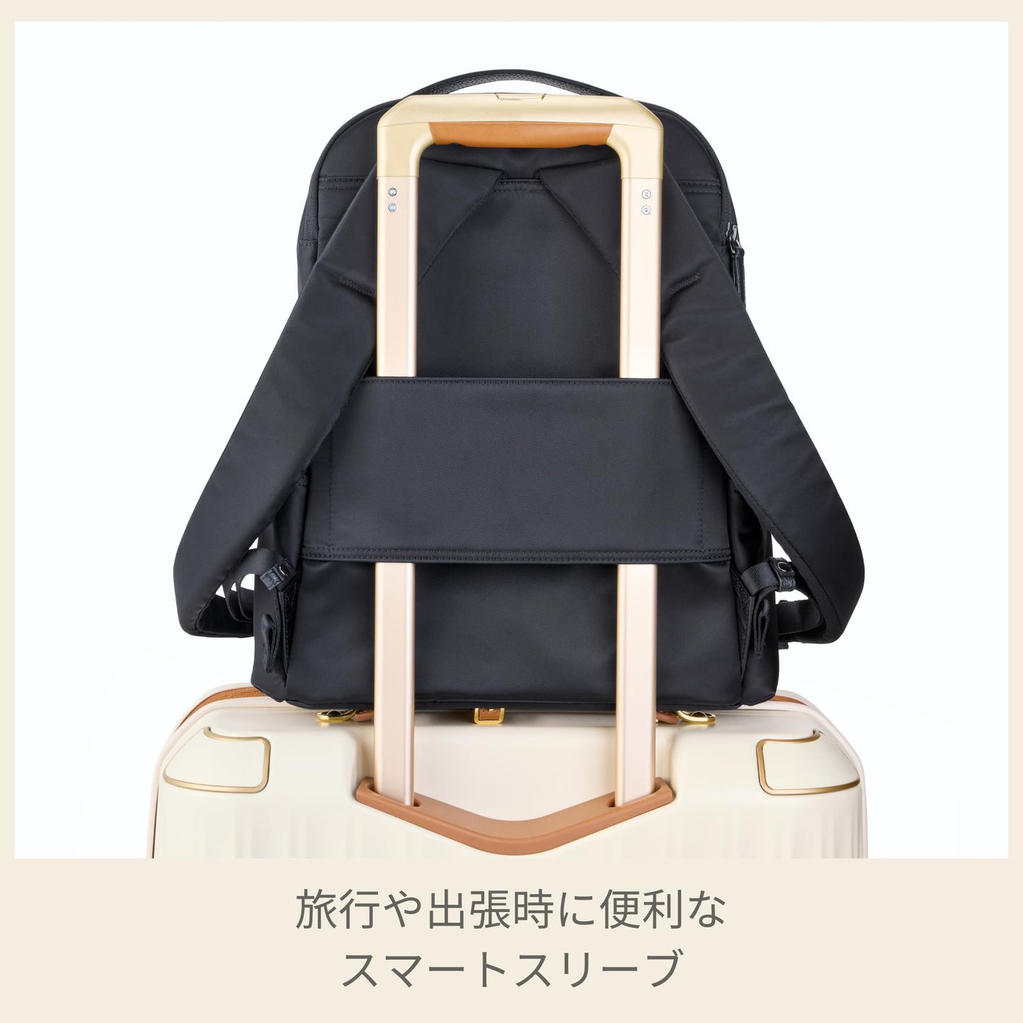 hartmann(ハートマン) Women's Backpack, Beige (Taupe), One Size