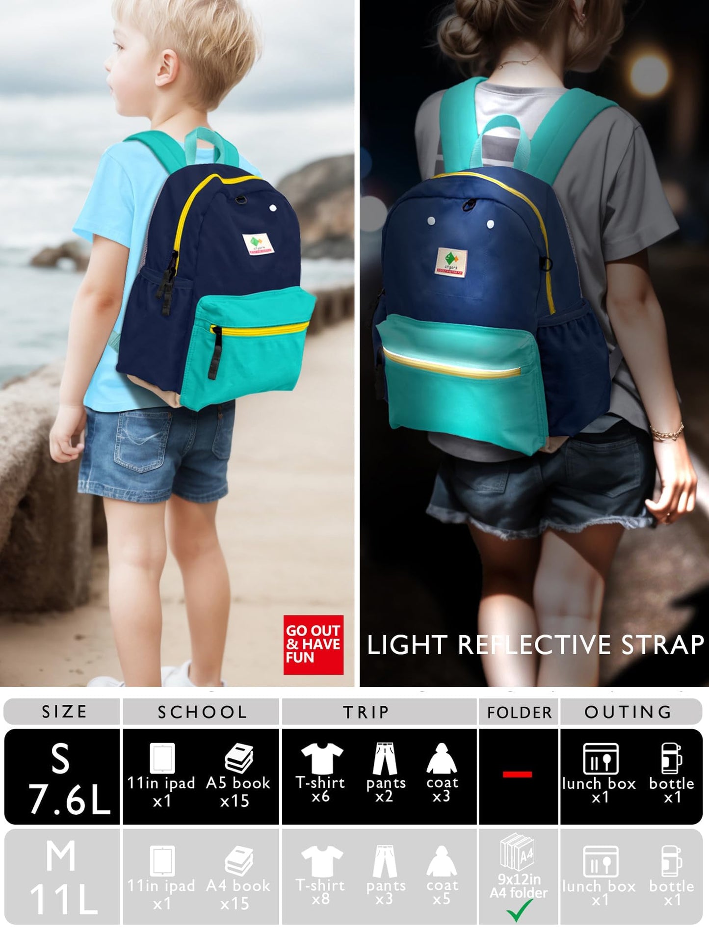 Kids' Toddler Backpack for School, Ages 3-5