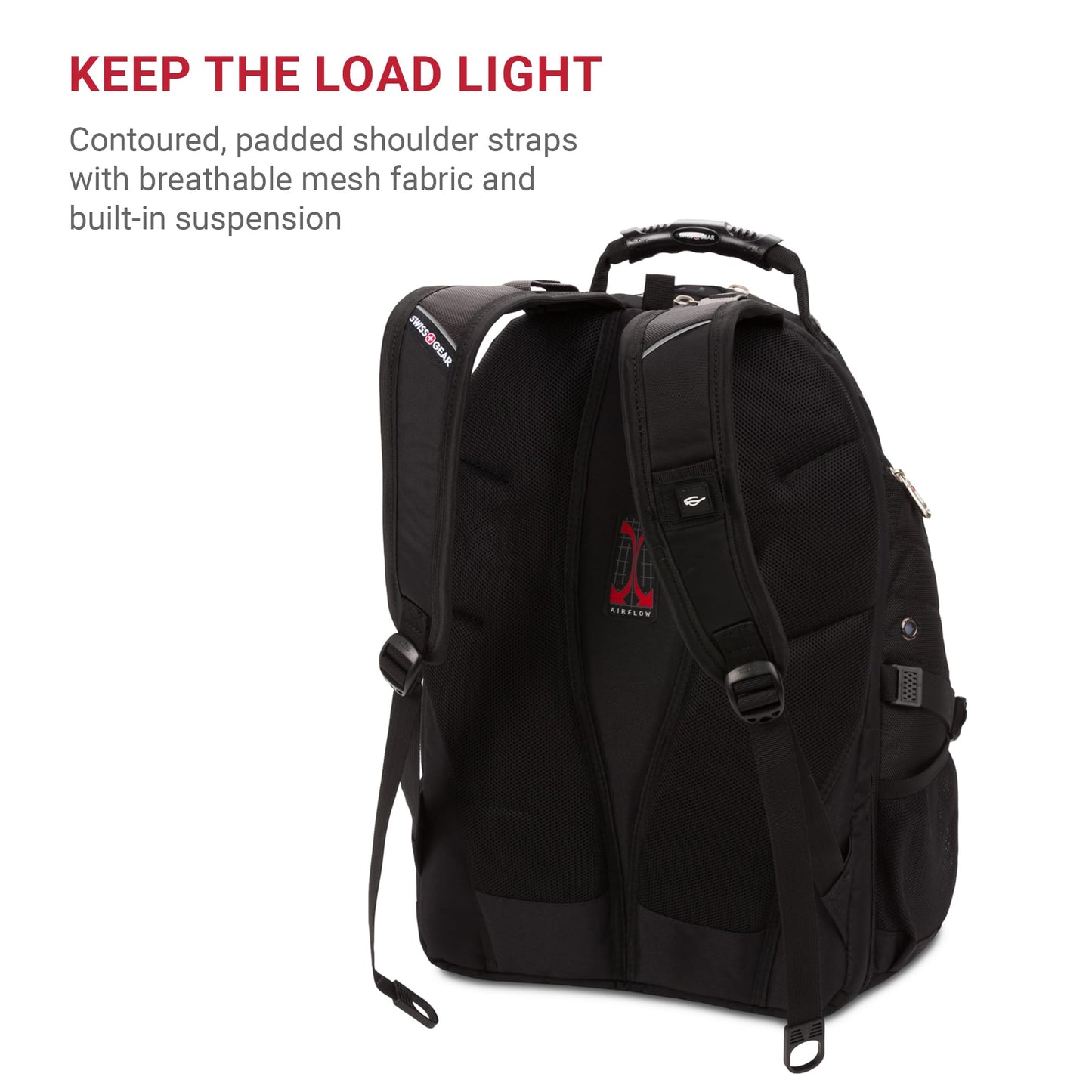 SwissGear 1900 ScanSmart TSA Laptop Backpack, 17" Black
