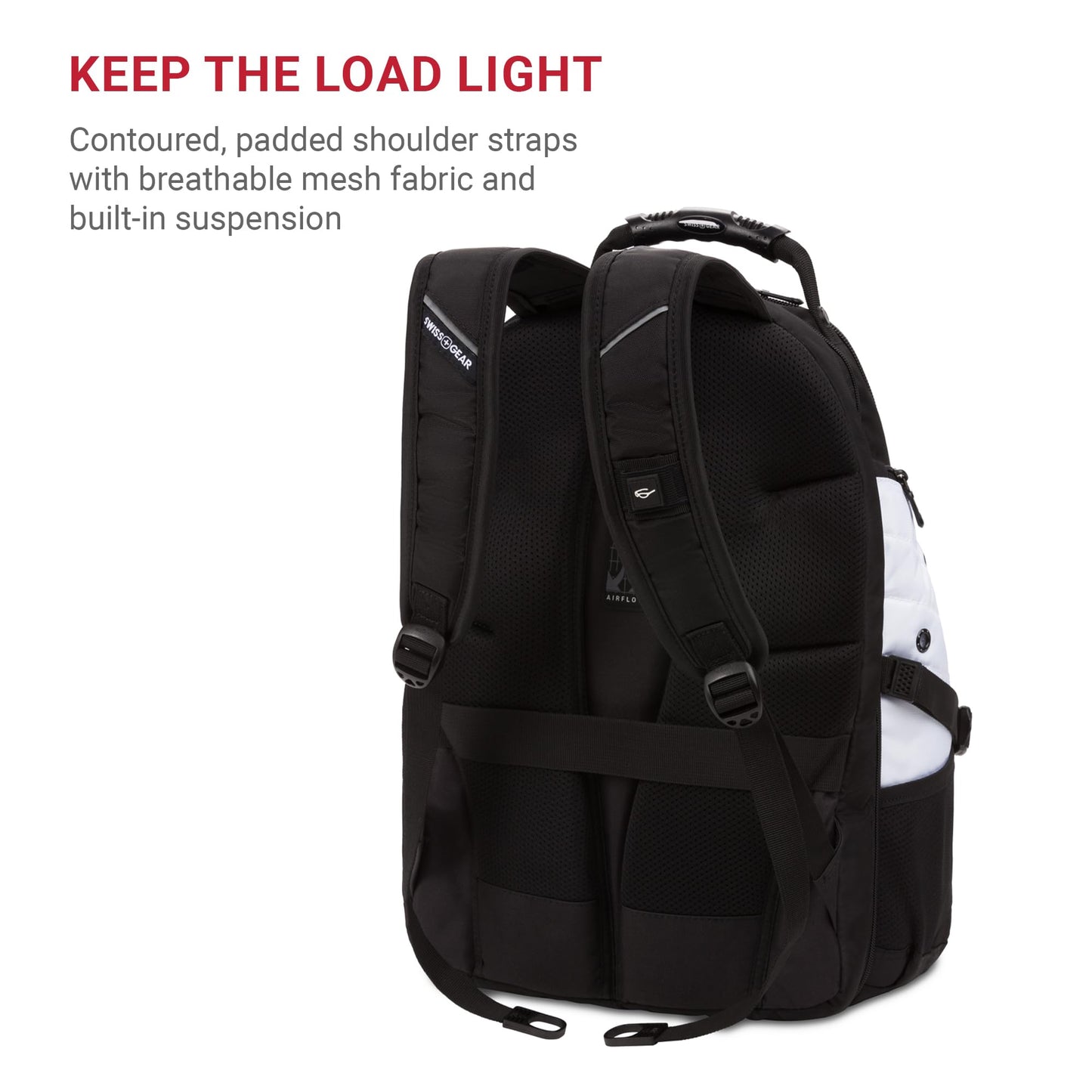 SwissGear 1900 ScanSmart TSA Laptop Backpack, 17" Black
