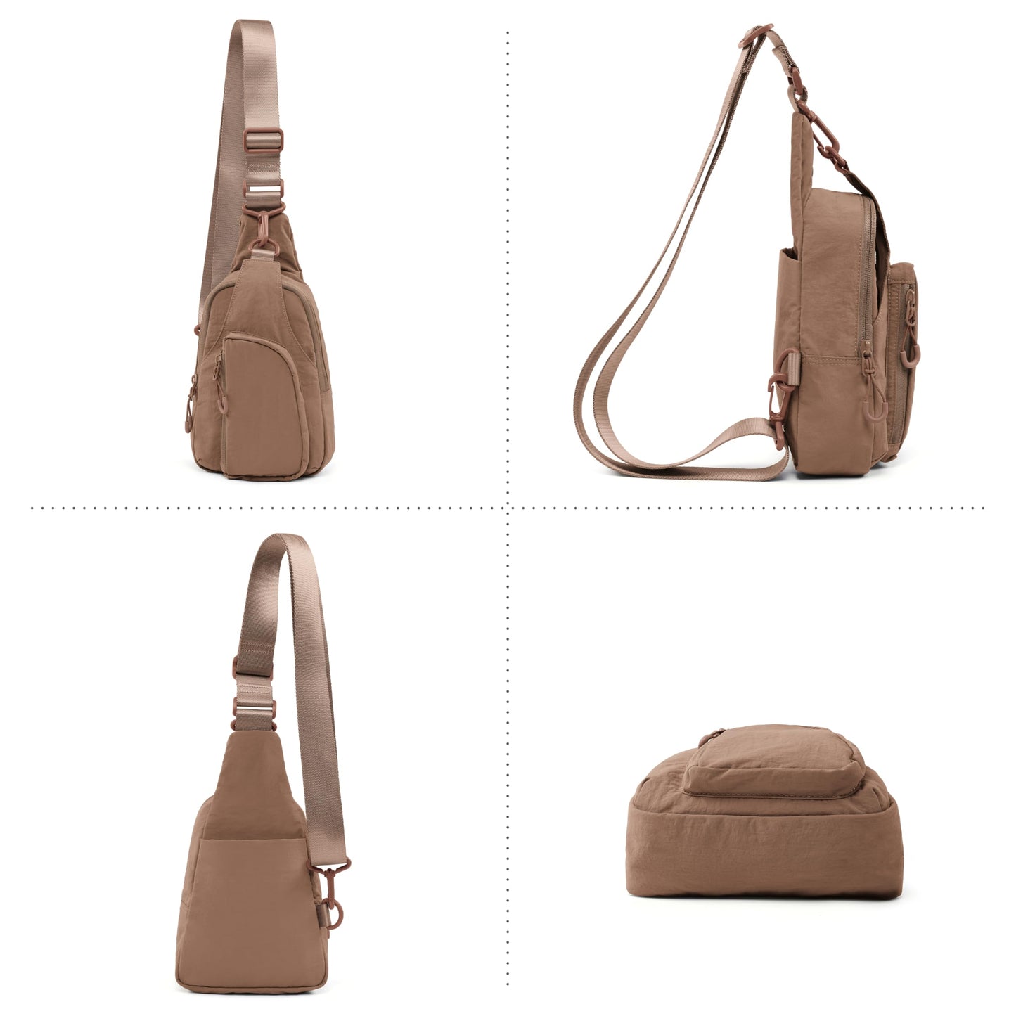 ODODOS Daily Sling Crossbody Bag, Lightweight