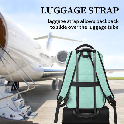 Travel Laptop Backpack, Black Backpack for Men and Women
