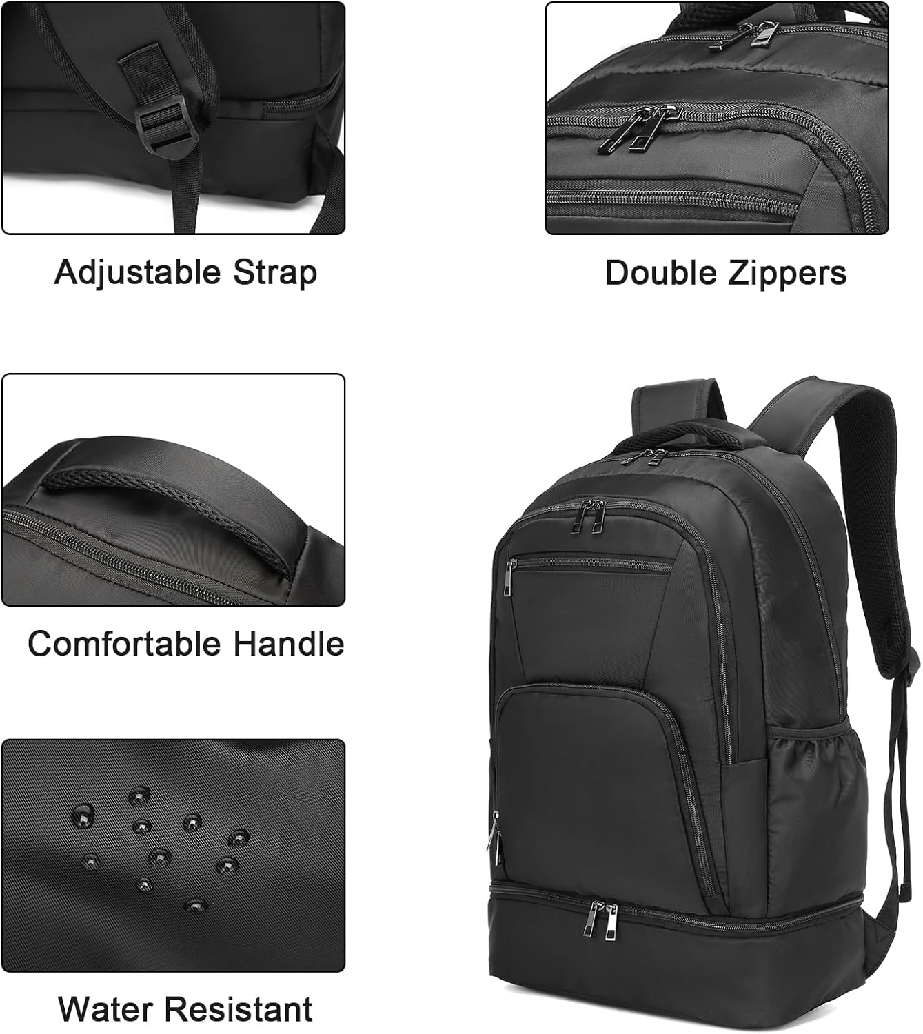Seyfocnia Gym Backpack with USB, Men’s