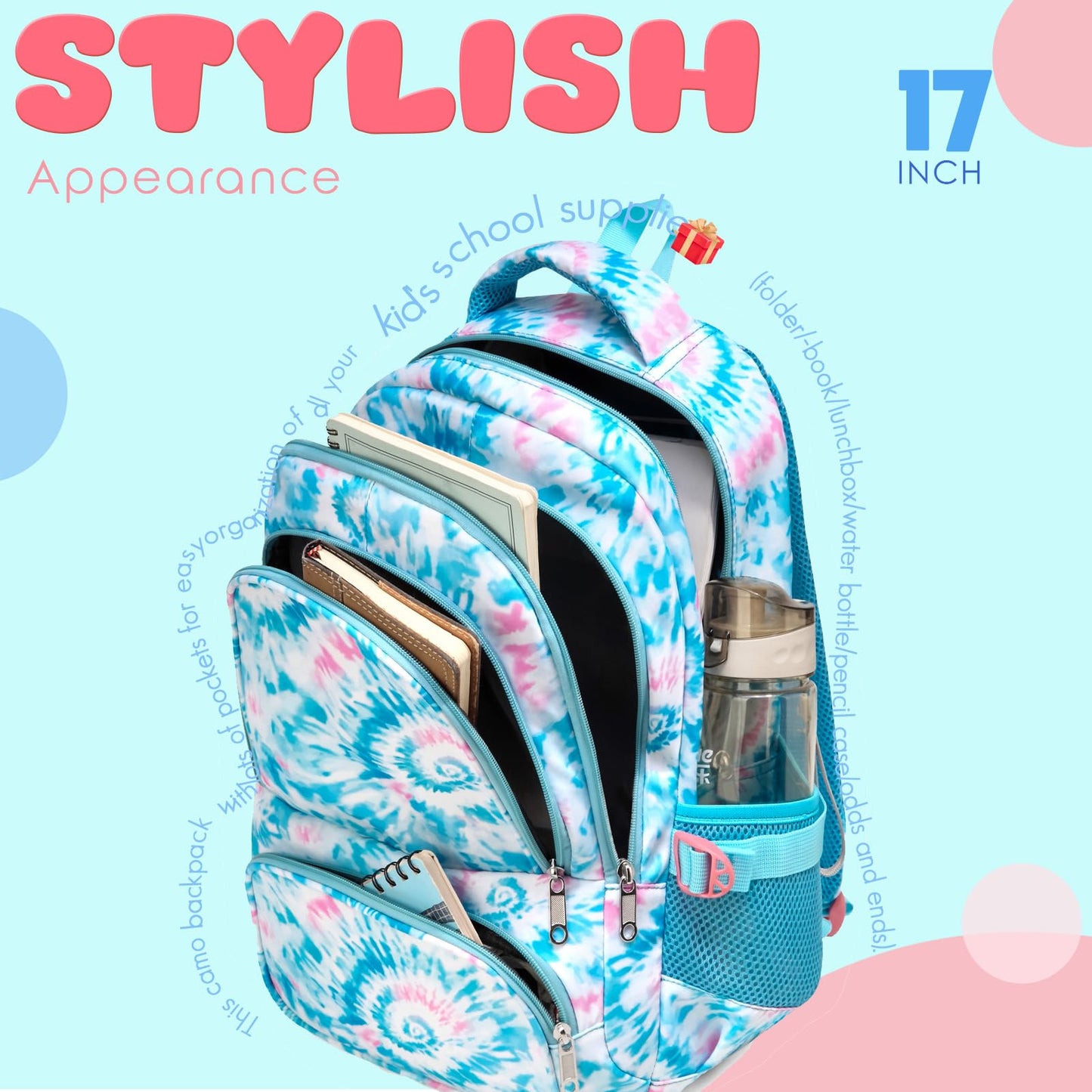 BLUEFAIRY Kids Backpack
