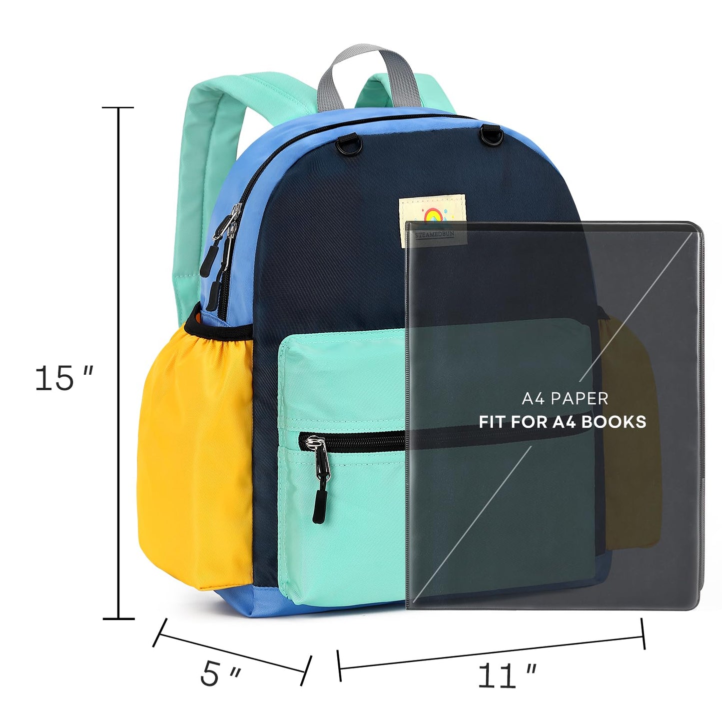 STEAMEDBUN Kids Backpack for Boys, Ages 4-8
