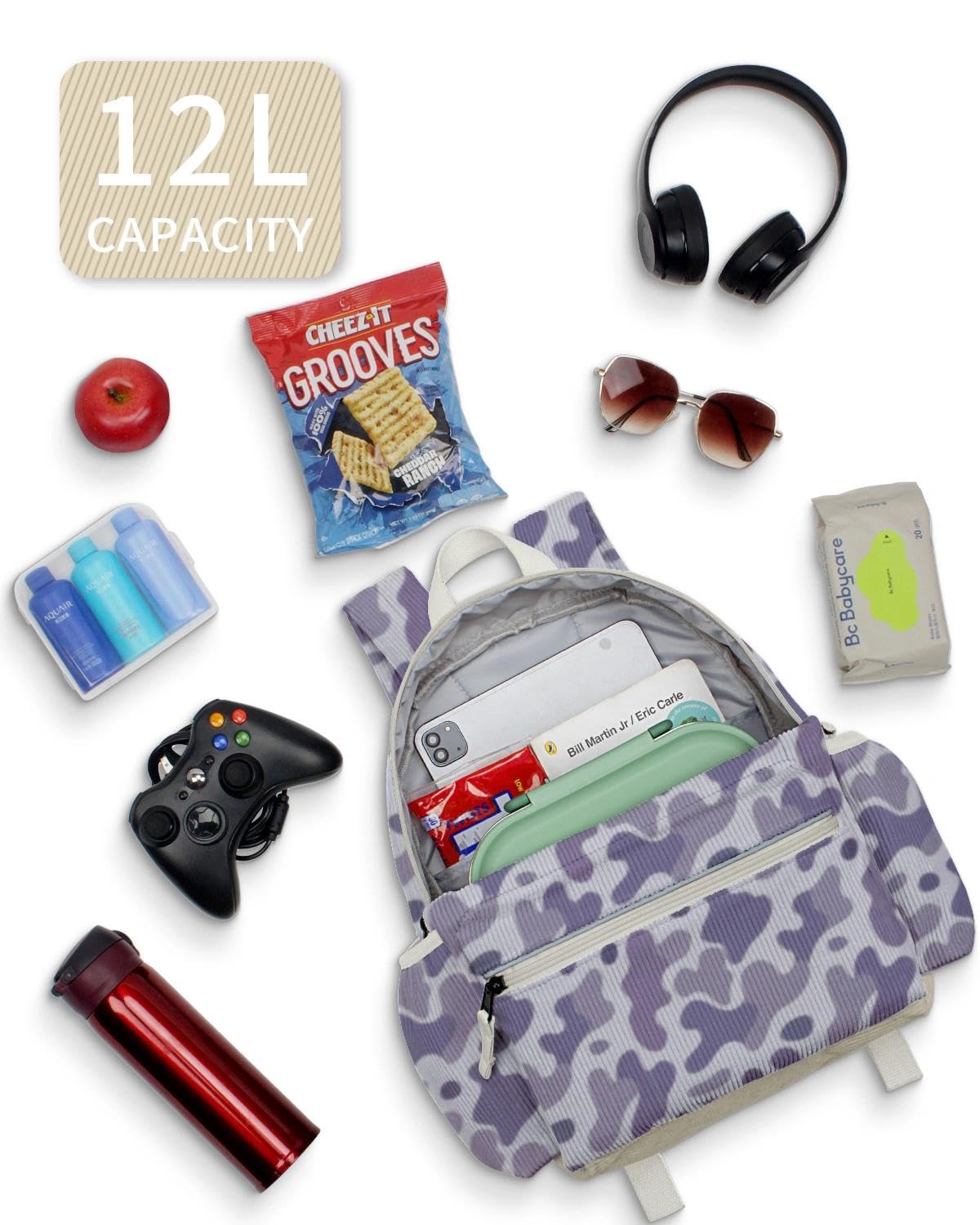 Corduroy Kids Backpack for Boys & Girls, 15"