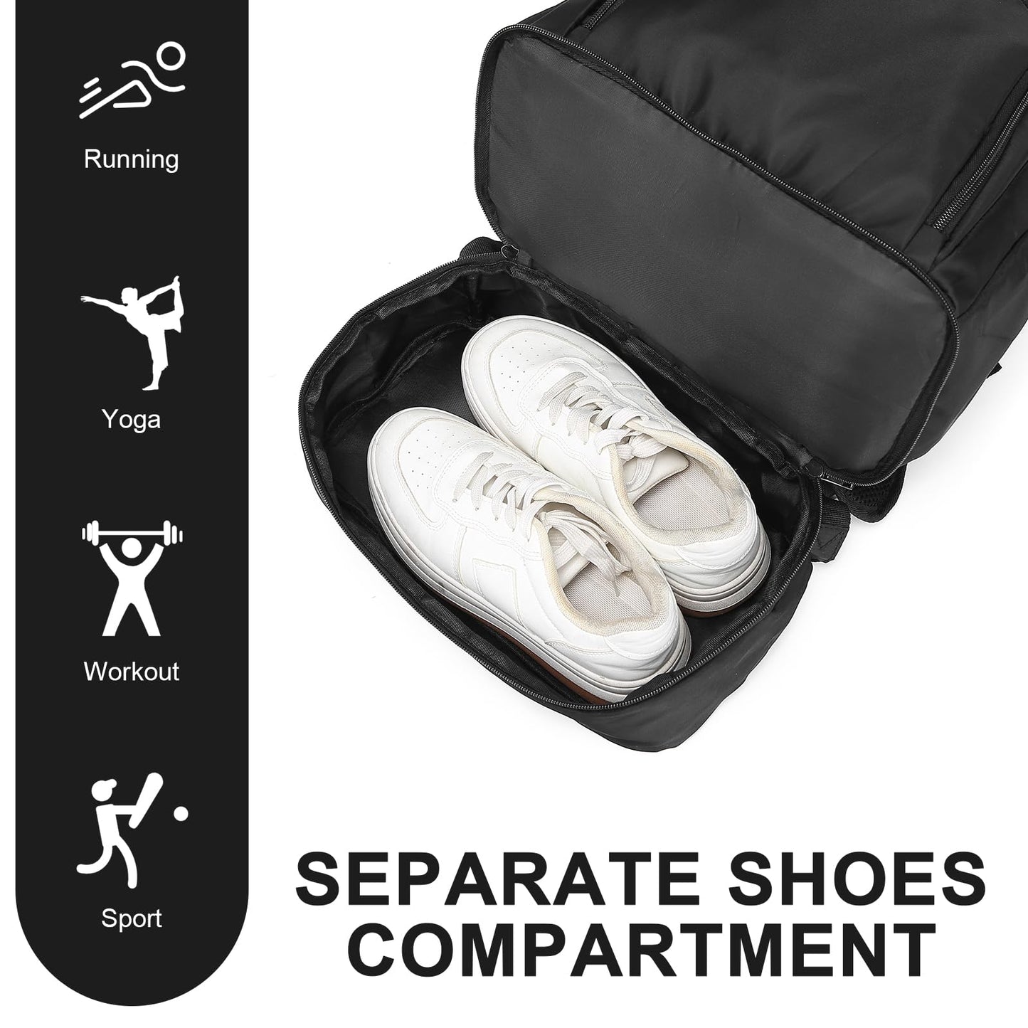Seyfocnia Gym Backpack with USB, Men’s