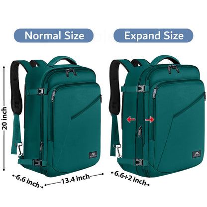 MATEIN 40L Carry-On Travel Backpack, Black