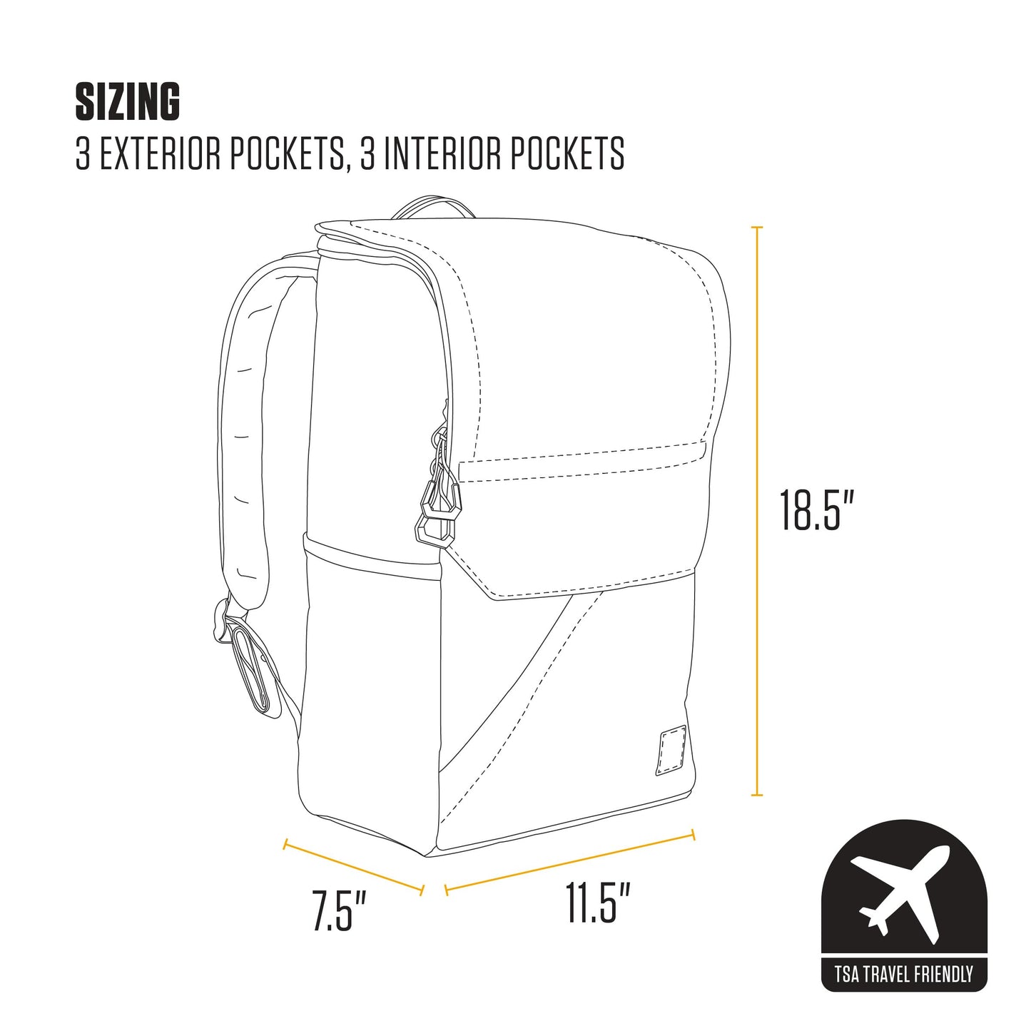 Carhartt 21L Top-Load Laptop Backpack – Brown
