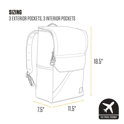 Carhartt 21L Top-Load Laptop Backpack – Brown