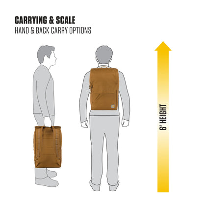 Carhartt 21L Top-Load Laptop Backpack – Brown