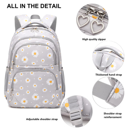 Goldwheat Daisy Backpack Set, 3pcs