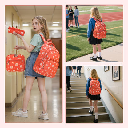Goldwheat Daisy Backpack Set, 3pcs