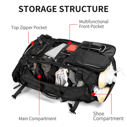 Travel Convertible Backpack & Duffle Bag