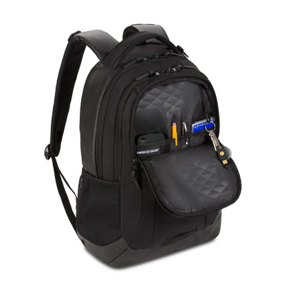 SwissGear Cecil 5505 Laptop Backpack, Pastel Brown/Black, 18-Inch