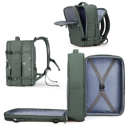 Coowoz Waterproof Travel Backpack, Peacock Blue