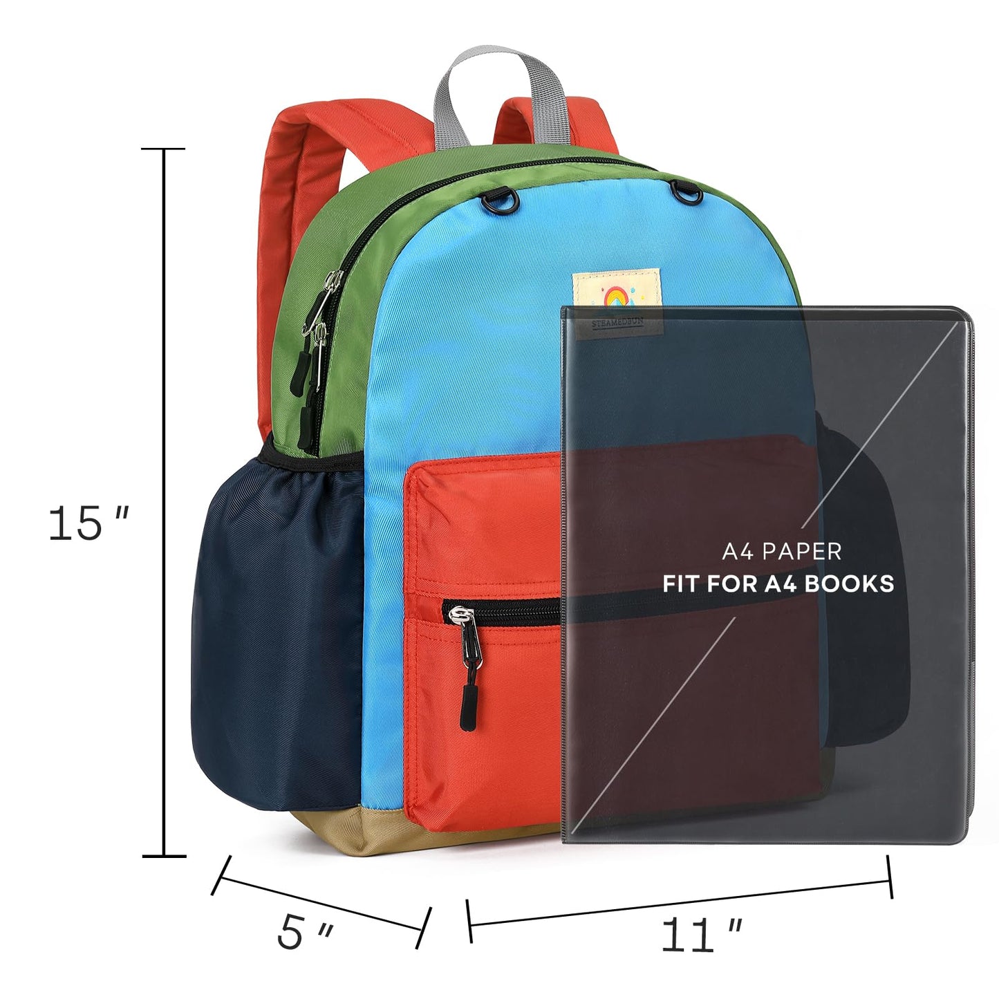 STEAMEDBUN Kids Backpack for Boys, Ages 4-8
