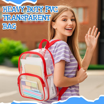 Aliceset 9" Clear Backpacks – 100 Pack