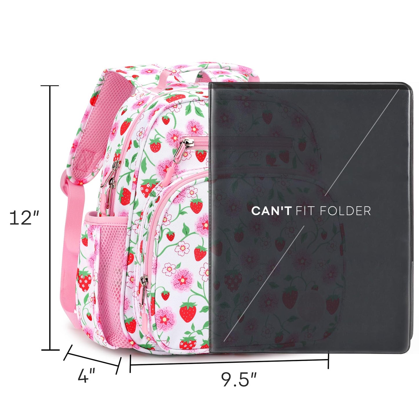 mibasies Girls Backpack 5-8: Lightweight Kids