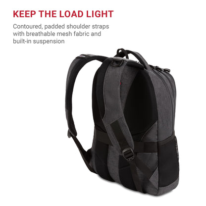 SwissGear Cecil 5505 Laptop Backpack, Pastel Brown/Black, 18-Inch