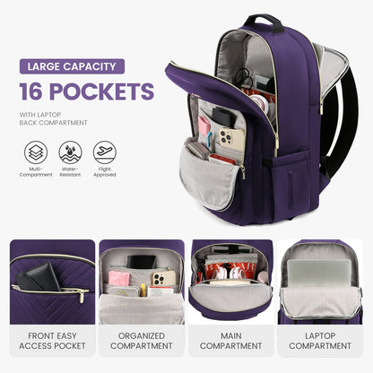 LOVEVOOK 17.3" Laptop Backpack for Women