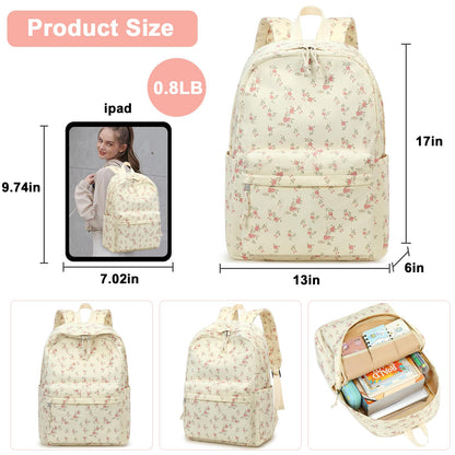 School Backpack for Teen Girls & Women, Corduroy
