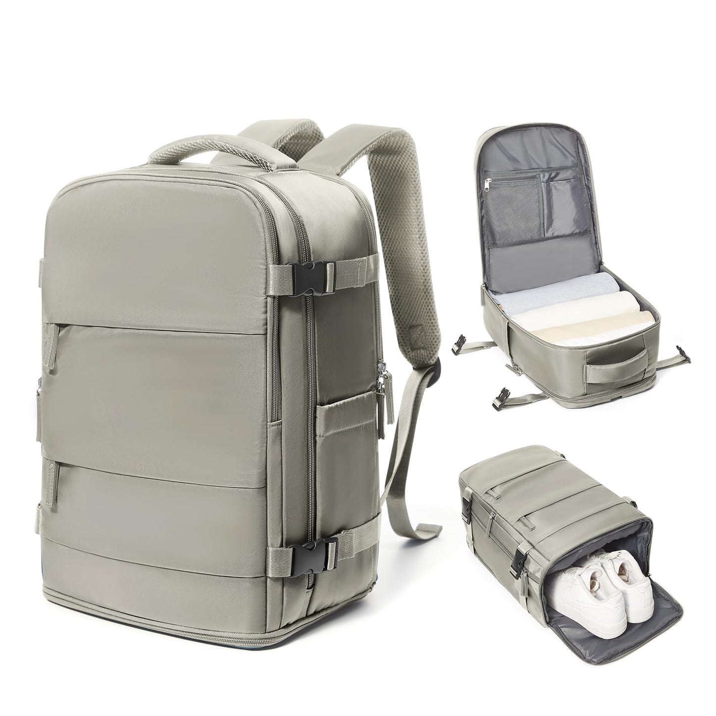 Coowoz Waterproof Travel Backpack, Peacock Blue
